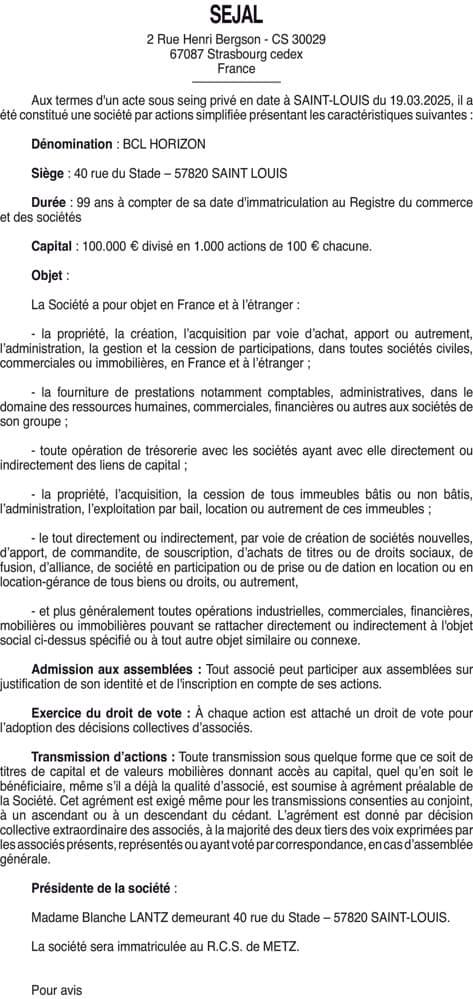 Contenu publication