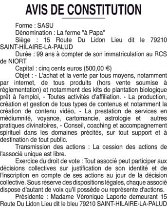 Contenu publication