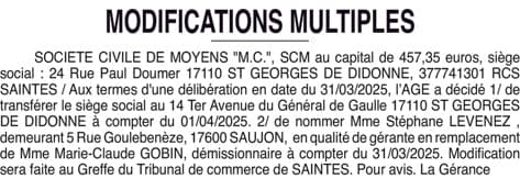 Contenu publication