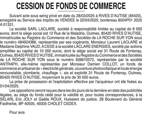 Contenu publication