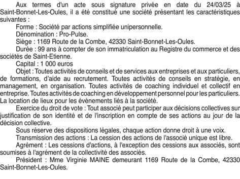 Contenu publication