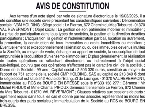 Contenu publication
