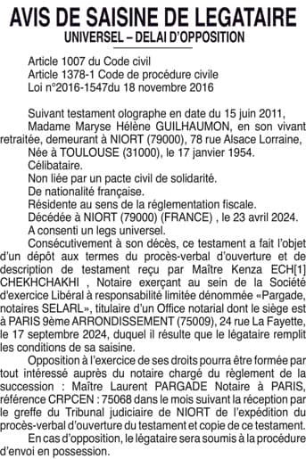 Contenu publication