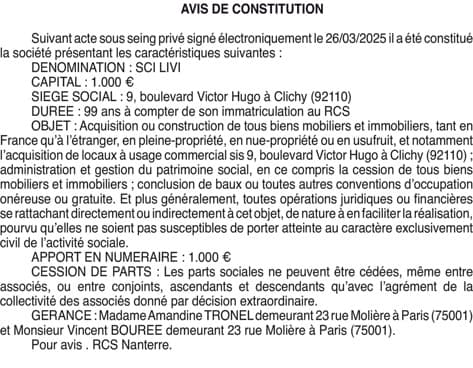 Contenu publication