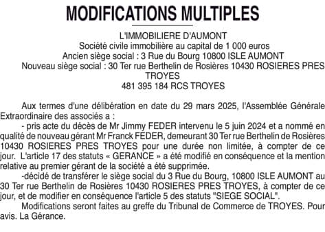 Contenu publication
