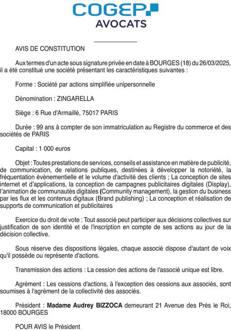 Contenu publication