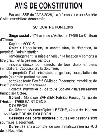 Contenu publication