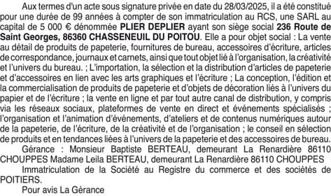 Contenu publication