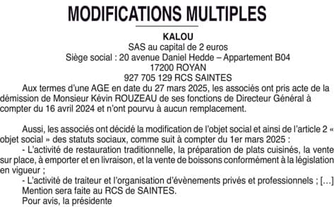 Contenu publication