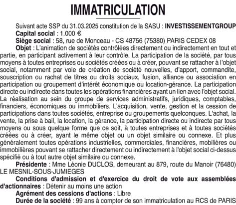 Contenu publication