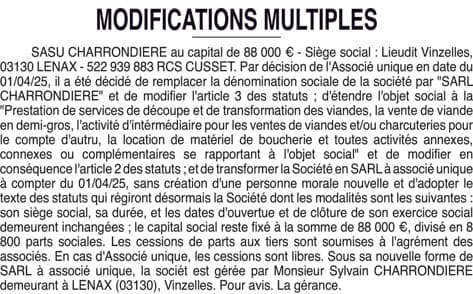 Contenu publication