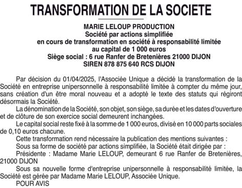 Contenu publication