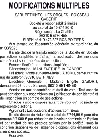Contenu publication