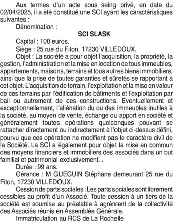 Contenu publication