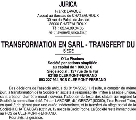 Contenu publication