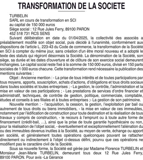Contenu publication