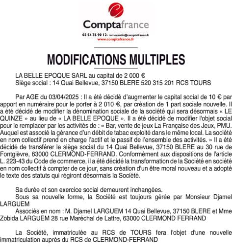 Contenu publication