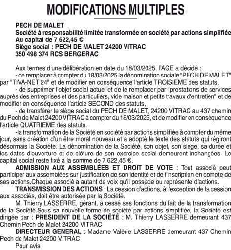 Contenu publication