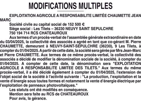 Contenu publication
