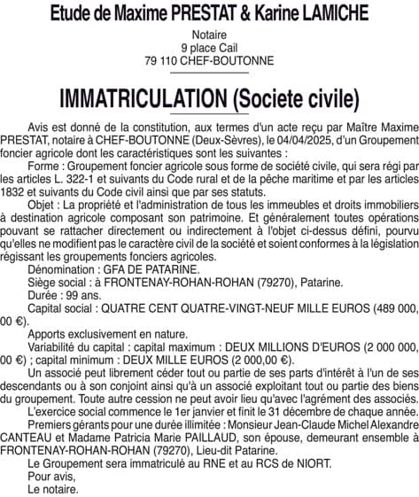 Contenu publication