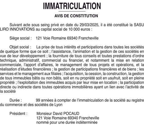 Contenu publication
