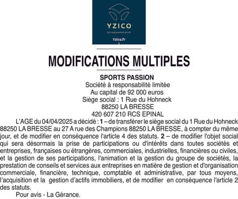 Contenu publication