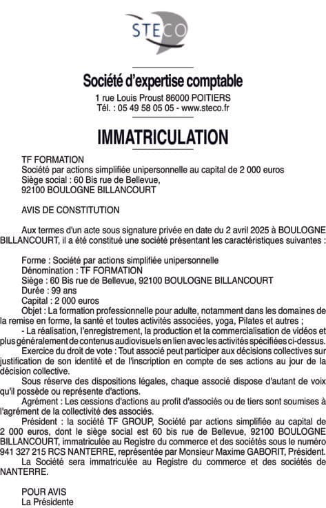 Contenu publication