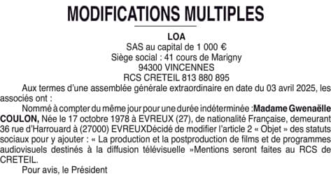 Contenu publication