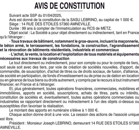 Contenu publication