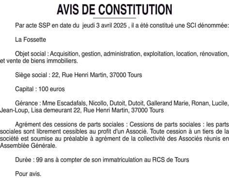Contenu publication