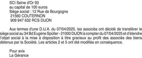 Contenu publication