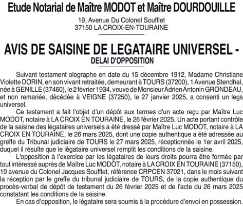 Contenu publication