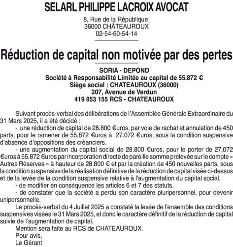 Contenu publication