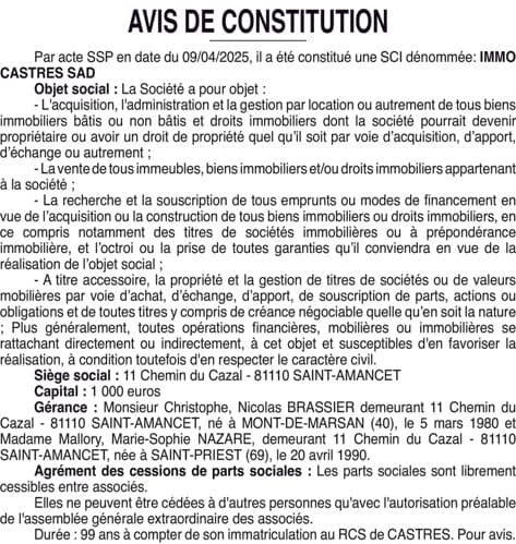 Contenu publication