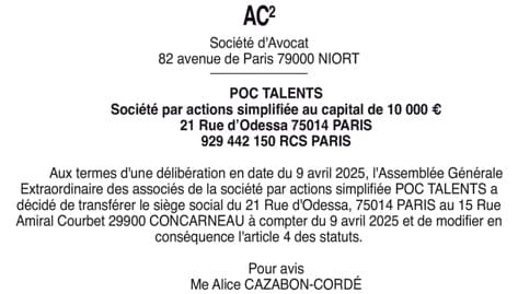 Contenu publication