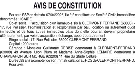 Contenu publication
