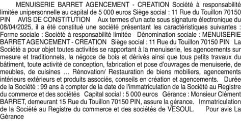Contenu publication
