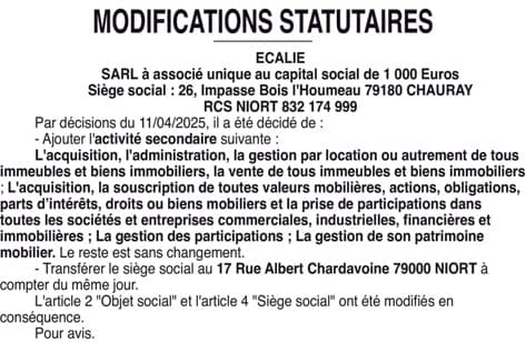 Contenu publication