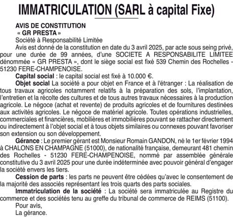 Contenu publication