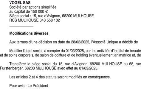 Contenu publication