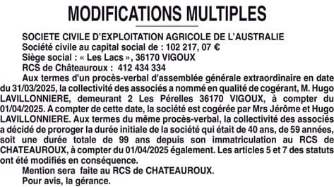 Contenu publication