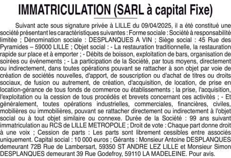 Contenu publication