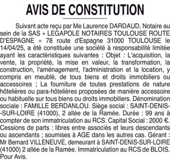 Contenu publication