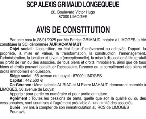 Contenu publication
