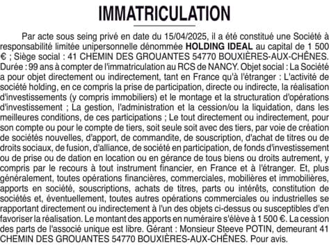 Contenu publication