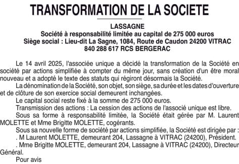 Contenu publication