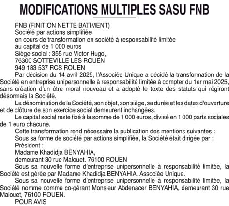 Contenu publication