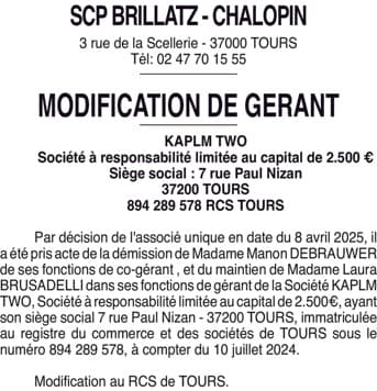 Contenu publication