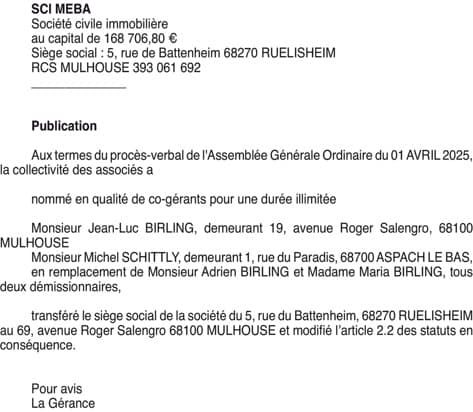 Contenu publication