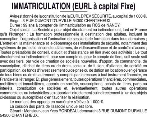 Contenu publication
